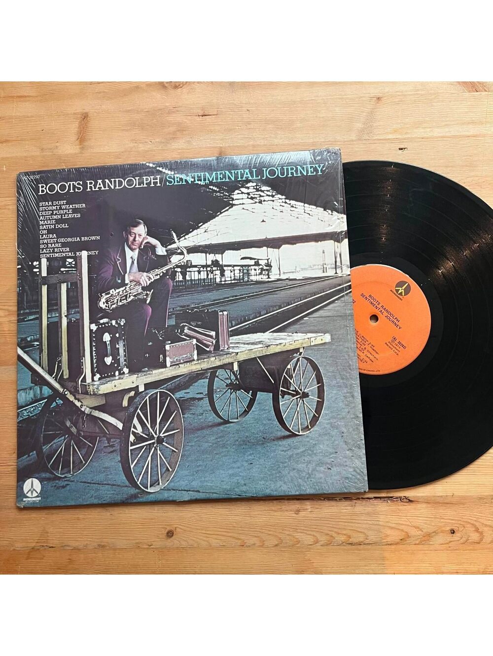 Boots Randolph - Sentimental Journey 33rpm VG+ VR02